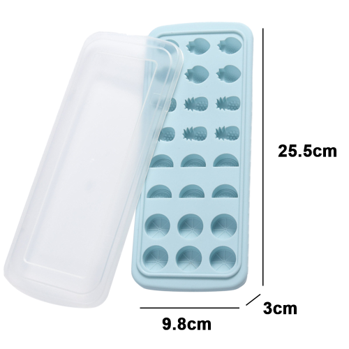 Forma de silicone antiaderente para cubos de gelo, fundo flexível com fácil remoção, formatos de coração, lua e estrela, material de qualidade 1
