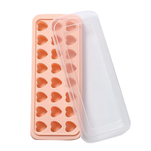 Isbrett med hjerte, måne og stjerne, silikonform med slippbelegg for pudding, fleksibel bunn, enkel utløsning, temperaturbestandig fra -104 til