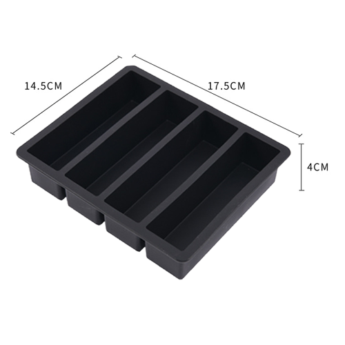 Unique Rectangular Ice, Silicone Ice Cube Trays Offer Versatility, Slow Melting Ice Maintains Drink Integrity, Instant Cooling Effect for Refreshing D 1