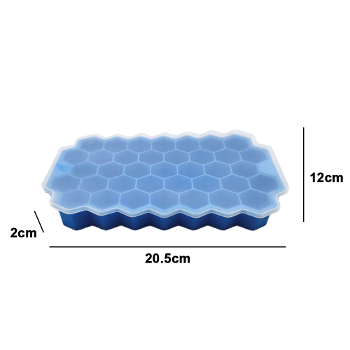 Ice Cube Trays, Silicone Construction with Easy Release Feature, Dishwasher Safe for Convenient Cleaning, Multiple Application from Drinks to Desserts 1