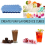 Ice Cube Trays, Silicone Construction with Easy Release Feature, Dishwasher Safe for Convenient Cleaning, Multiple Application from Drinks to Desserts 5
