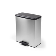 Poljinroskakori Suorakaide - DECO BIN - 65 L - Metalliharmaa - Curver