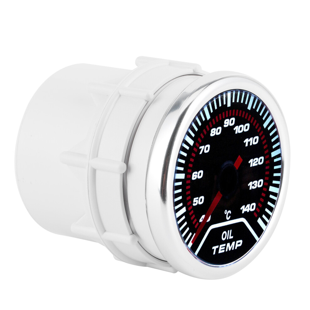 Universal 52Mm Oil Temp Gauge Meter, 40-150C Car Accessory White 8431360217951