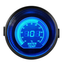 Universal 52mm Water Temp Gauge for EVO Series with Sensor Blue/Red Backlit