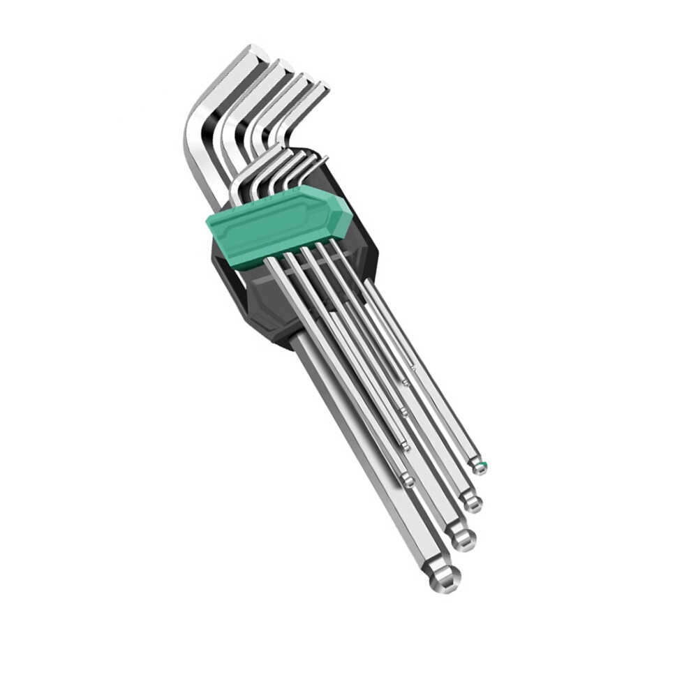 Multipurpose 9Piece Hex Key Tool Set Plate Surfaces-Specialties 7696000236612