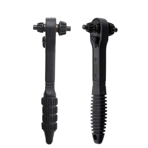 Double Head Drill Chuck Key Wrench Universal-Horizontal stripes 1