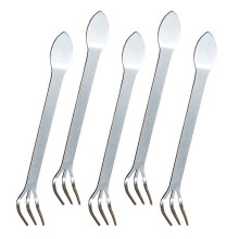 Stainless Steel Handheld Root Rakes Bonsai Potted Plant 3-Prong