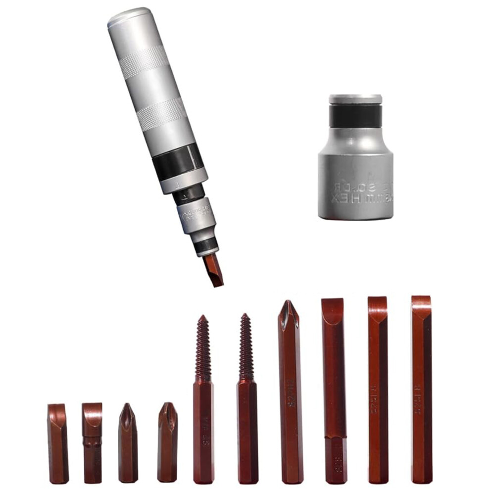 12 Piece Garage Impact Driver Set For Stubborn Rusted Screw 7696000236803