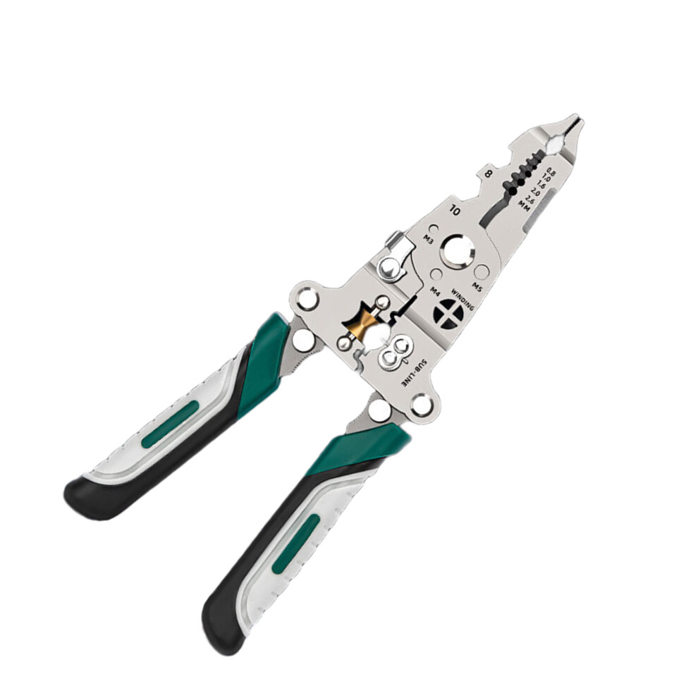 Precise Electric Stripping Pliers For-Electrician Folding 7696000238463