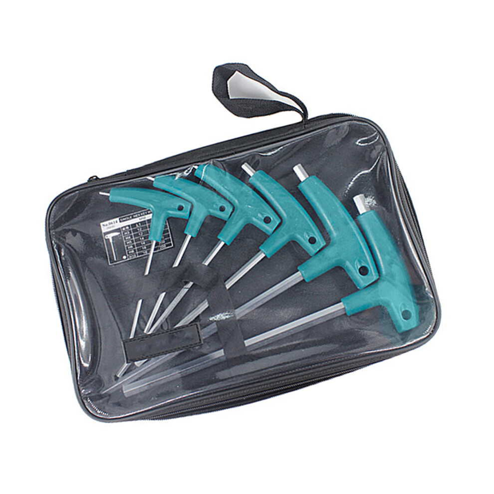6/9Pcs T-Shaped Hex Wrench Hex Key Wrench Inner Spanner-6Pcs 7696000238791