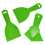 3Piece Plastic Putty Scraper and Tooth Notched Spatula Corner 1