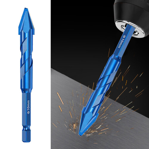 Hexagonal Shank High Hardness Skewed Head Eccentric Drill-6mm 2