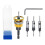 Countersink Drill Carbide Adjustable Depth For Wood Board-Gold 1