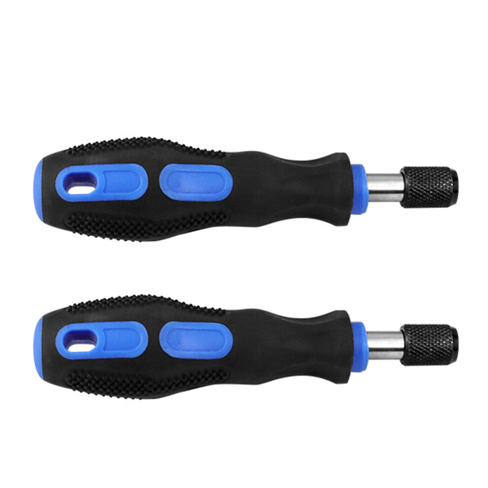 Hex Shank Screw Depth Magnetic Screwdriver Bit-Blue Black 7696000239606