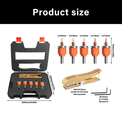 Adjustable Depth Round Shank Drill Bit for Easy Woodworking 1