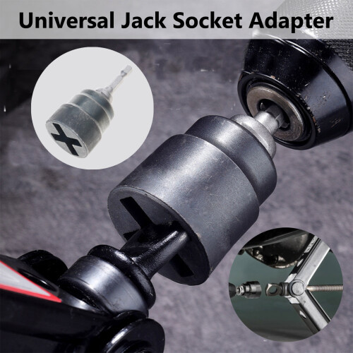 Universal Jacks Socket Wrenches Adapters Tire Replacement Sturdy 1