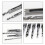 7 Piece Square Hole Woodworking Drill Set Mortise Chisel Bits 5