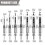 7 Piece Square Hole Woodworking Drill Set Mortise Chisel Bits 2