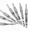 7 Piece Square Hole Woodworking Drill Set Mortise Chisel Bits 7