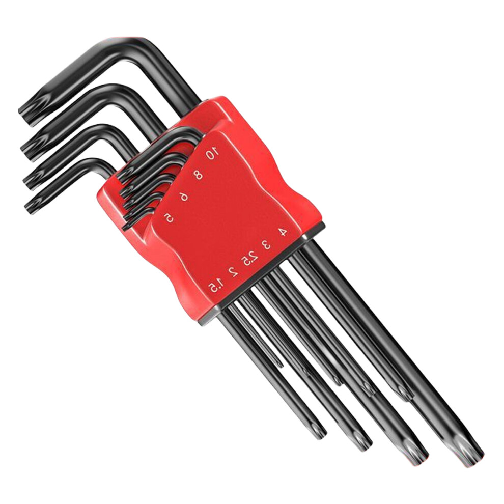 Heat Treated Hex Key Torxs Star Wrench-Extended Black Flowe 7696000240343