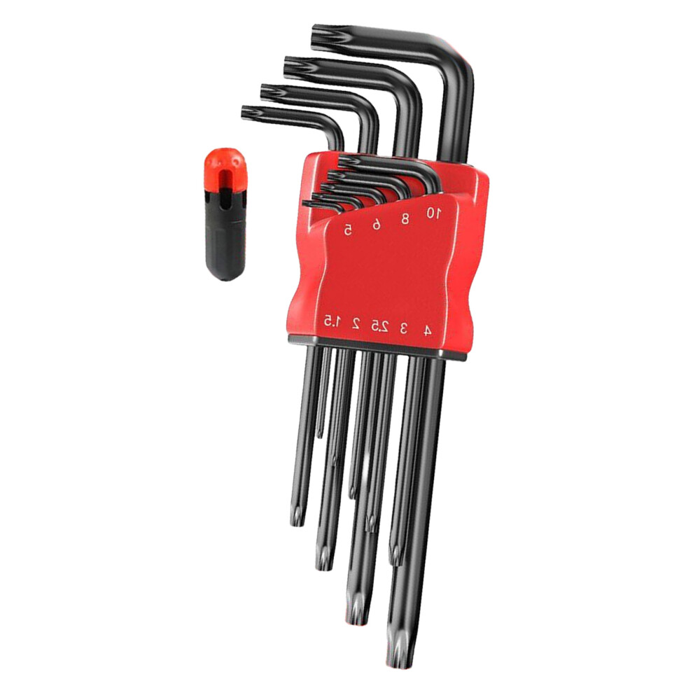 Professional Torxs Star Wrench Tool Set-Extended Black Hexag 7696000240381