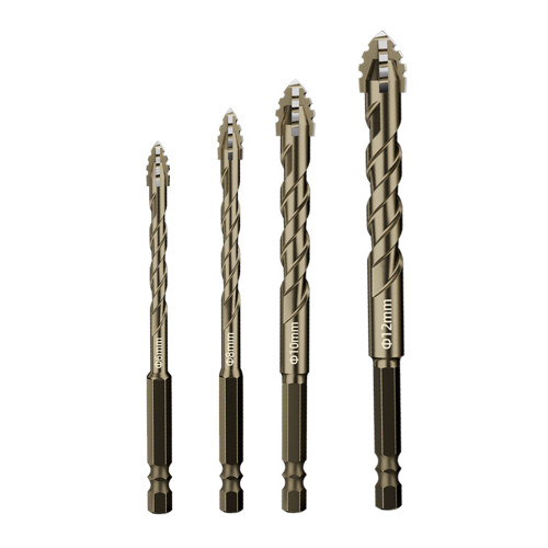 Upgraded Four Edged Sawtooth Drill Bit Professional-6mm 2