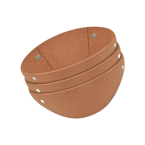 3 Pack Round Felt Basket Inserts Set Prevents Bird-16 inches