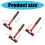 Heavy Duty Quiet Rubber Mallets Floor Installation Tool-43mm 2