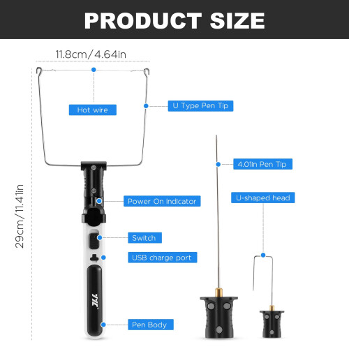 Electric Foam Cutter Device Featuring 3Heads USB-Simple version 1