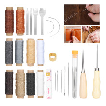 Leather Sewing Repair Kit — 6 Size Steel Stitching Tools for DIY Leathercraft