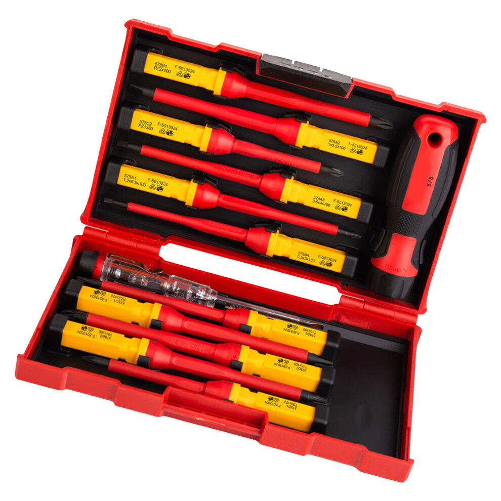 Professional Electrician Tool 13 In 1 Insulated Screwdriver Set 7696000241661