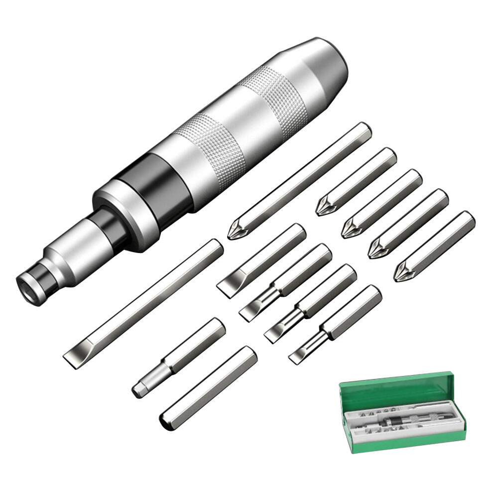 Impact Screwdriver Bits Set Sturdy Alloy Steel Driver Set-13Pcs 7696000242095