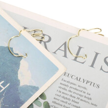 20Pcs Gold Rabbit Shape Paper Clips, Cute Animal Office Pins