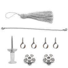 Tremolo-Chain for Kalimba Thumb Piano Vibrato Effect Silver 50mm