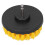 Powerful Drill Brush Floor & Tile Scrubber Set Nylon Material Yellow Handle 10