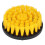 Powerful Drill Brush Floor & Tile Scrubber Set Nylon Material Yellow Handle 5