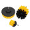 Powerful Drill Brush Floor & Tile Scrubber Set Nylon Material Yellow Handle 6