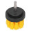 Powerful Drill Brush Floor & Tile Scrubber Set Nylon Material Yellow Handle 9