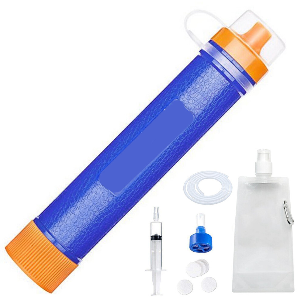 Personal Water Filter Straw 3-Stage for Camping Hiking-image-OPC-PMXCXBK-NEW