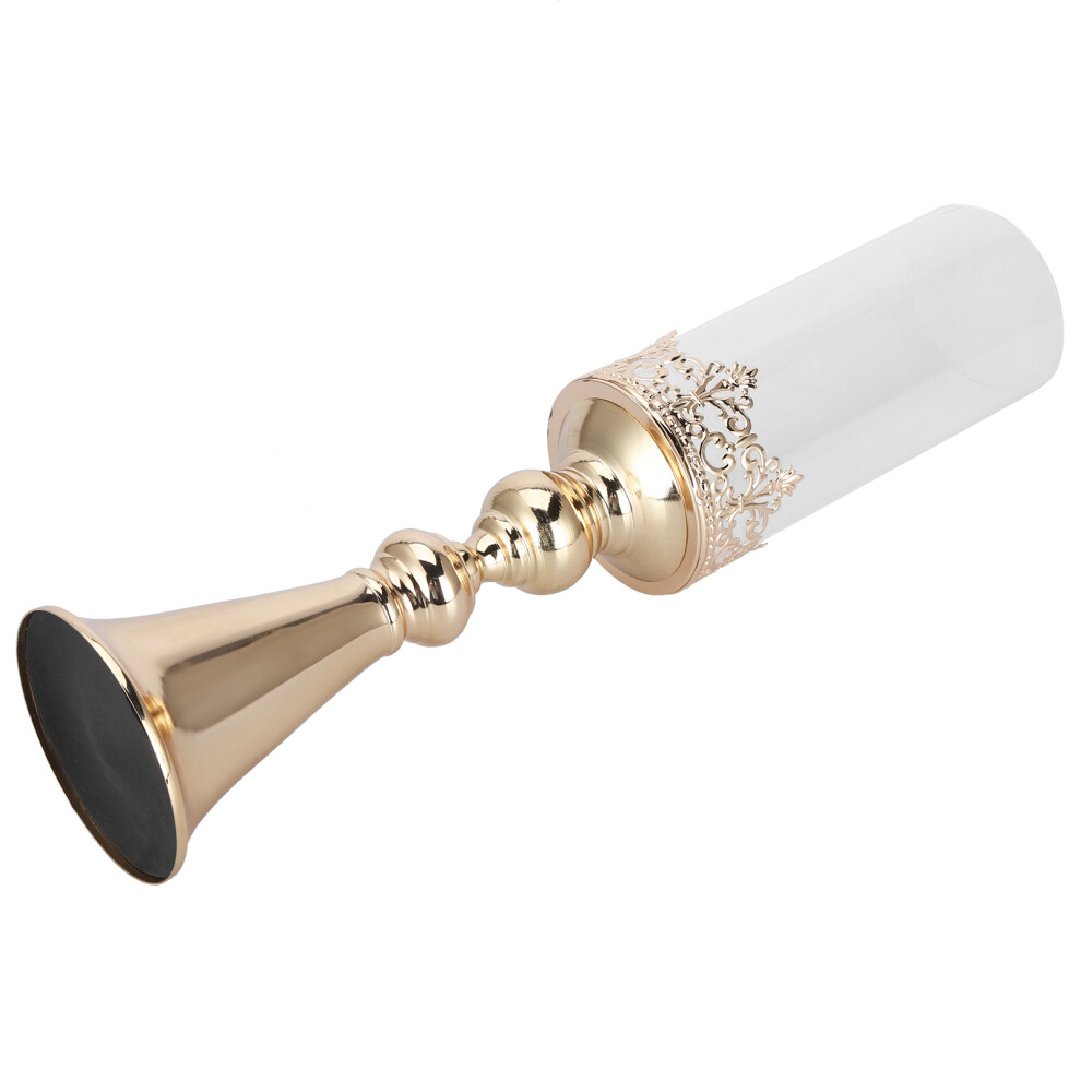 European Style Gold Wrought Iron Glass Candle Holder for Wedding Decor-image-OPC-PMXCXN7-NEW