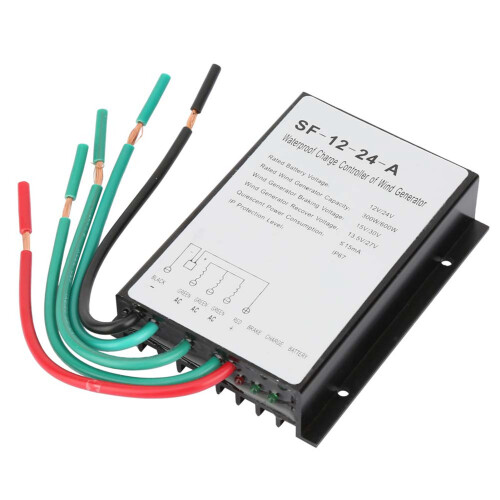 600W wasserdichter Windturbinen-Generator-Controller für 12V/24V Systeme