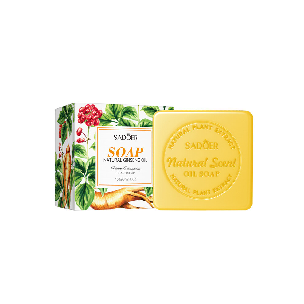 (Ginseng 100g) Soap 100g facial cleansing handmade soap