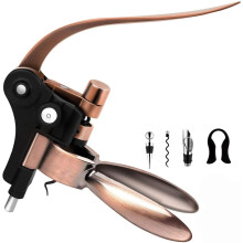 Sofortige Destapador-Auslösung, ergonomischer Hebelöffner, klassischer Mechanismus zum schnellen Öffnen von Weinflaschen, robuste Zinklegierung,