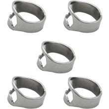 Nie mehr ohne Öffner! Kreativer Bieröffnerring mit Edelstahl-Bieröffner, praktisch für jede Party oder Reise. Das einzigartige Mini-Design sorgt