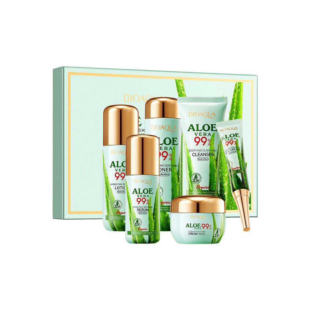 (Six piece set) Six-piece BIOAOUA soothing and moisturizing skin care product set