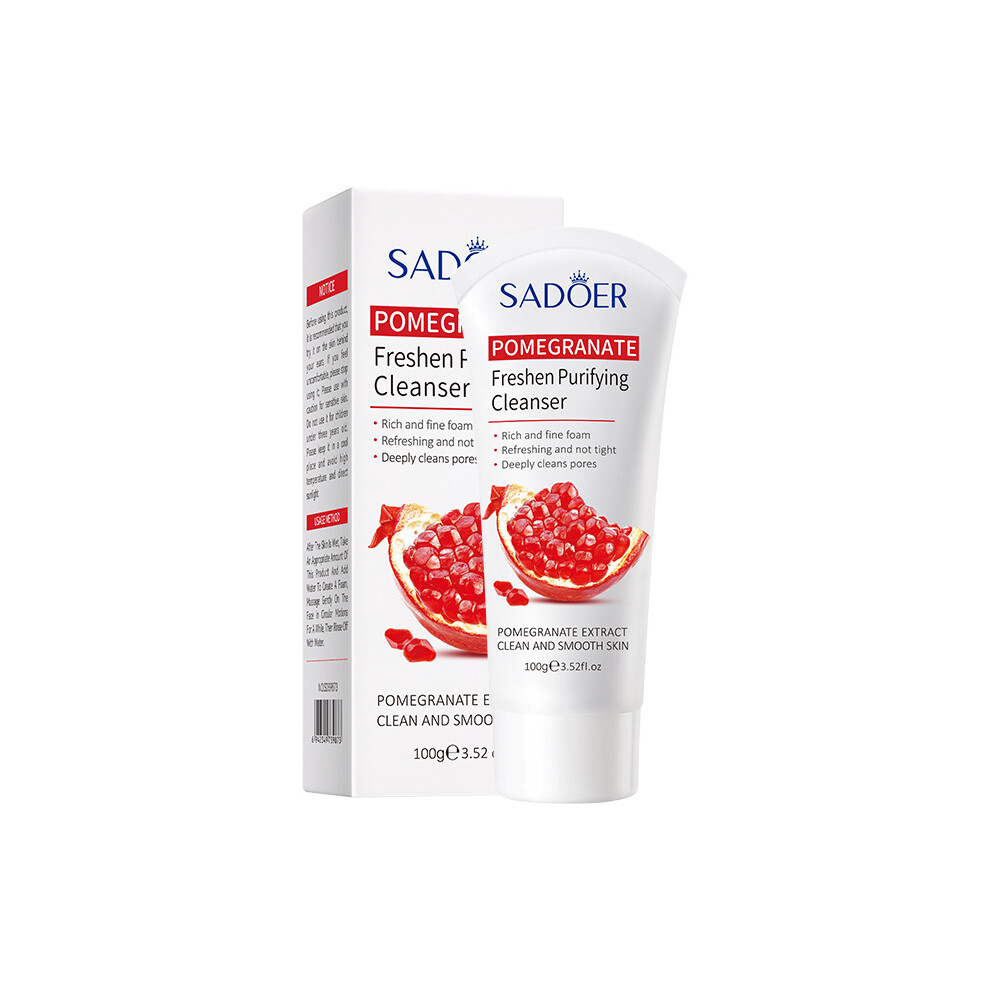 (Facial cleanser 100g) Skin Care Set SADOER Hydrating, Cleansing and Moisturizing