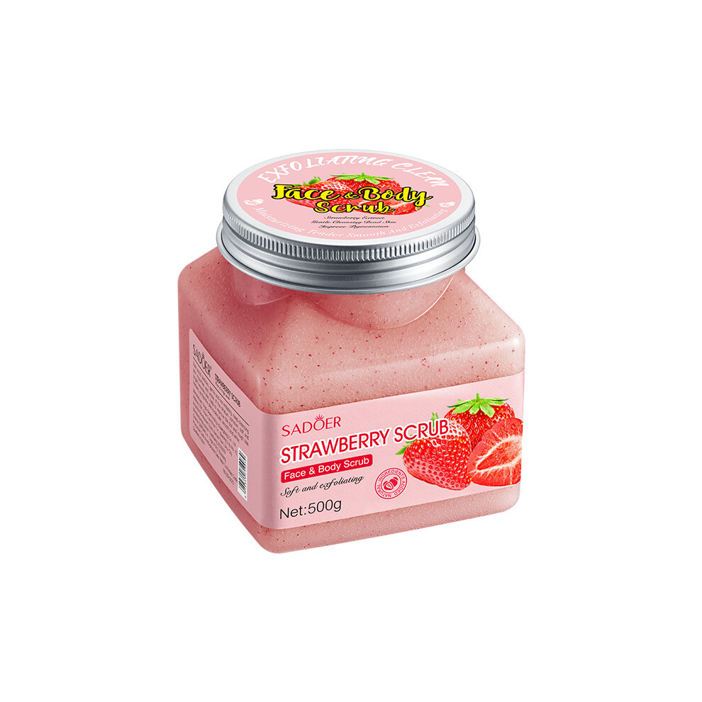 (500g strawberries) Body Scrub 500g Purifying Deep Cleansing Skin Care Products