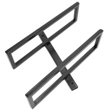 Wandmontiertes schwarzes Eisen-Weinregal für 2 Flaschen, Küchen- und Bar-Dekoration