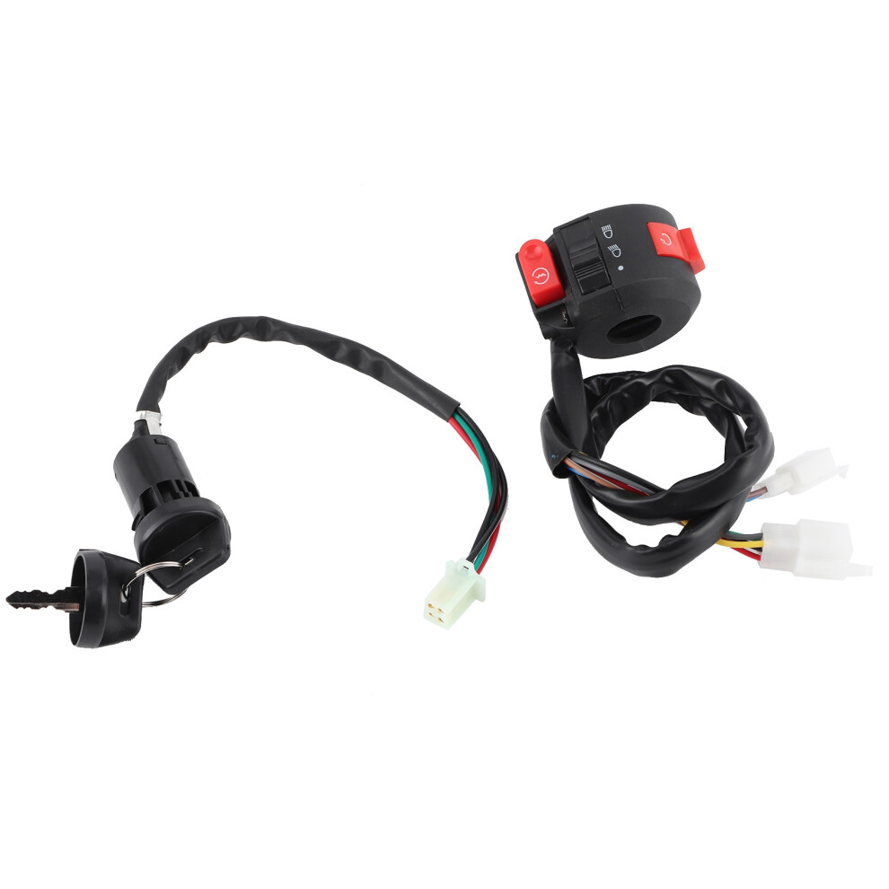 Handlebar Kill Switch With Ignition Key For 50Cc-125Cc Atv Scooter 7611360230636