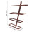 Rustic Wall Mounted Wine Rack Iron Bronze for 4 Bottles, Kitchen & Dining 4
